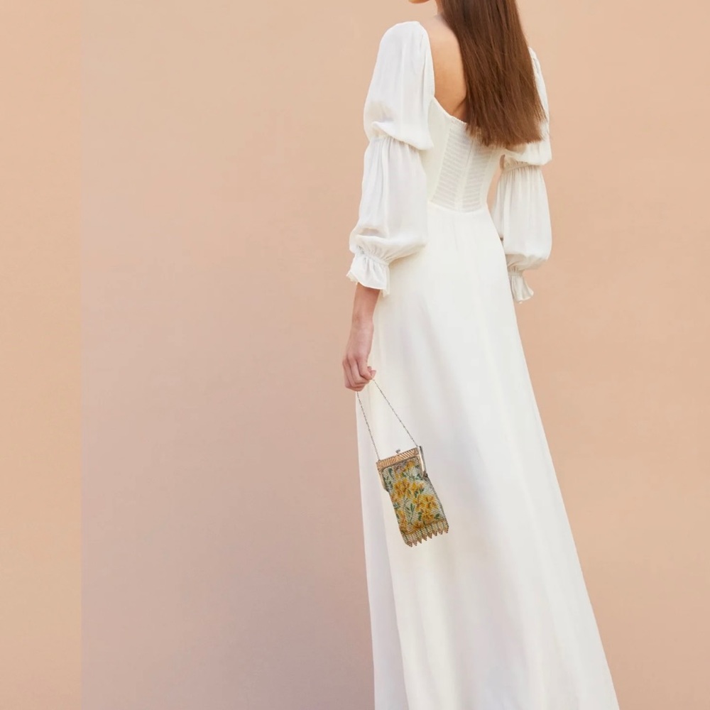 White reformation stars dress tags still on